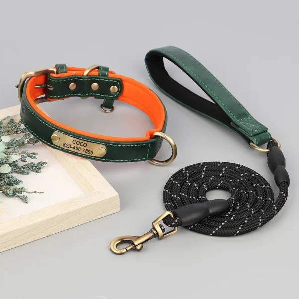 4294B7E8B3435A2657F8E1E22C061254.webp Personalized PU Leather Dog Collar Set