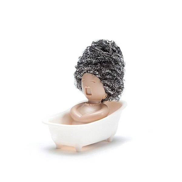 Bathtub shaped cleaning ball